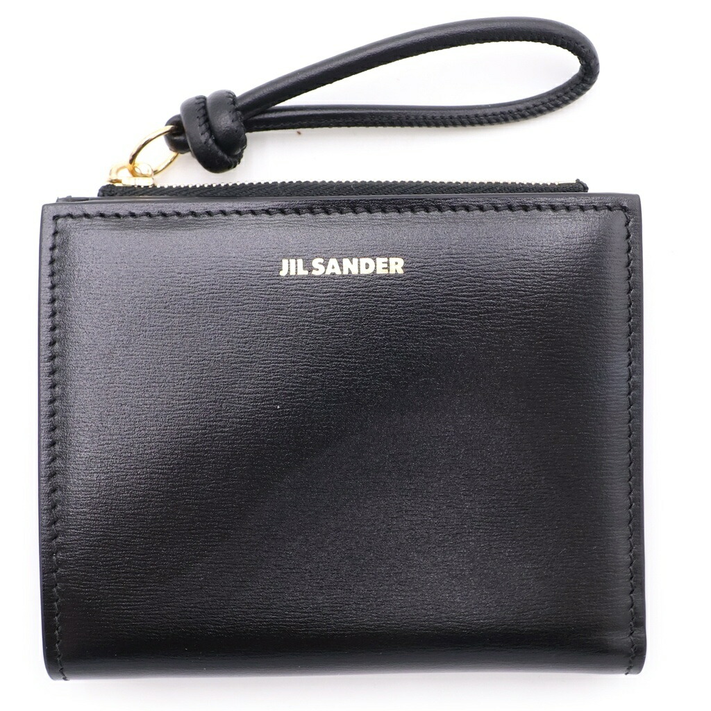 JIL SANDER NAVY(ジルサンダーネイビー) GIRO MINI FRENCH WALLET ジロ ミニフレンチウォレット ブラック J07UI0016【新古品/中古】【程度S】【カラーブラック】【取扱店舗BRING梅田茶屋町店】｜ブランド買取・販売　BRING