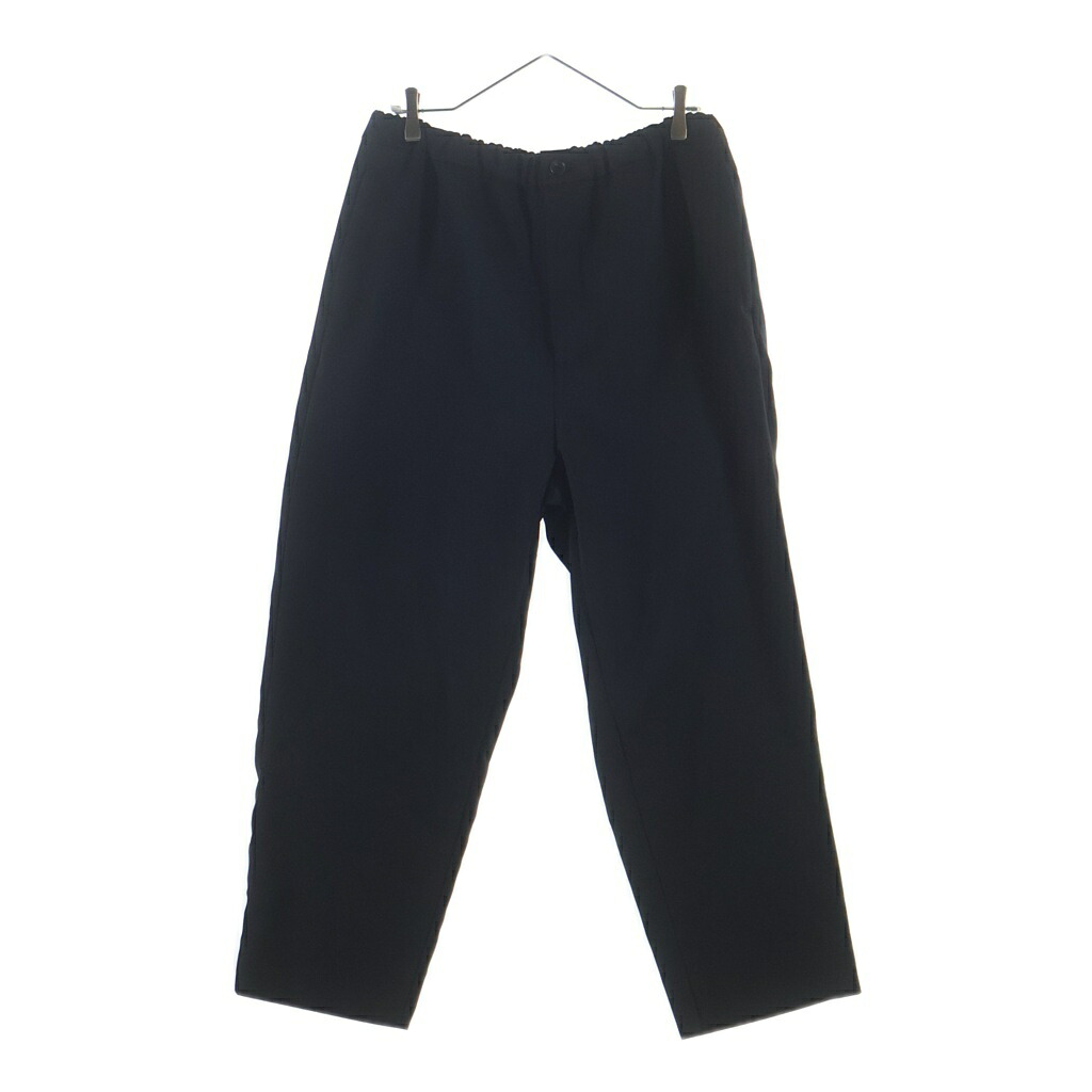 everyone(エブリワン) サイズ:L 24AW POLYESTER TWILL EASY SLACKS ポリエステルツイル イージー ドローコード スラックス ブラック EV24-PT14【中古】【程度B】【カラーブラック】【オンライン限定商品】|ブランド買取・販売 BRING