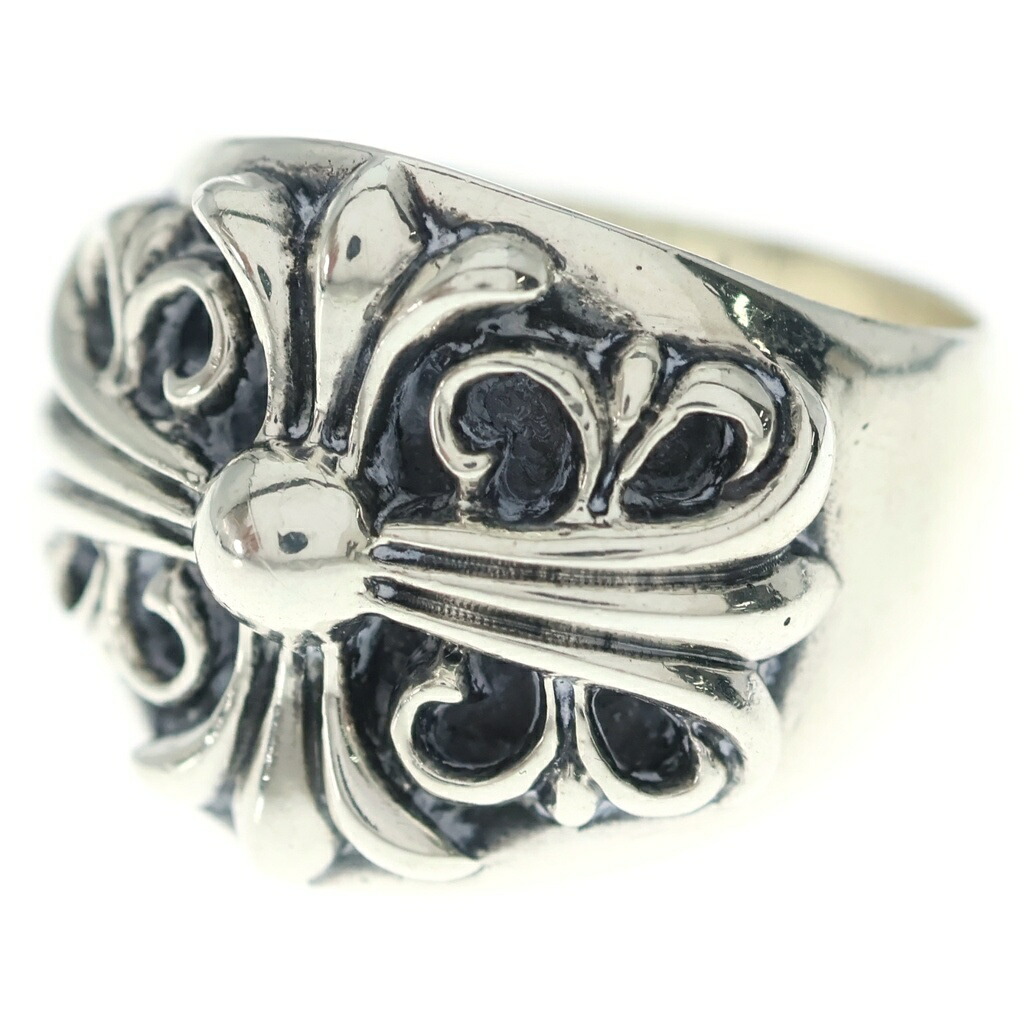 CHROME HEARTS(クロムハーツ) 大いさ:25.0号 KEEPER RING GK輪っか しろがね色 BCA348【中古】【座標軸B】【色合いしろがね色】【取りまわしバス発着場OneStyle名古屋運動場店】