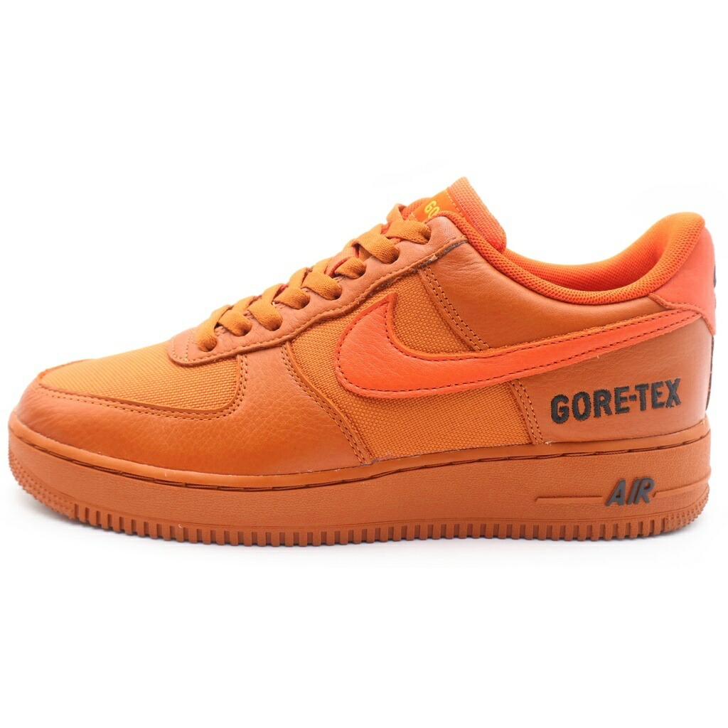 NIKE(ナイキ) 大きさ:27.5糎 AIR FORCE 1 LOW GORE-TEX DESERT ORANGE CK2630-800 空軍1 ゴアテックス ローカットスニーカー オレンジ色 US9.5/27.5糎【中古】【座標軸B】【色合いオレンジ色】【オンライン制限事項商いもの】
