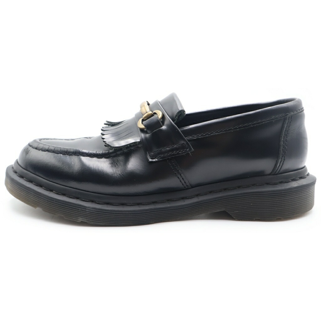 Dr.Martens(お医者さんマーチン) 大きさ:UK6.0 ADRIAN SNAFFLE エイドリアン スナッフル レザーローファー 黒いこと 32102001【中古】【度合いB】【色つや黒いこと】【オンライン押さえる商いもの】