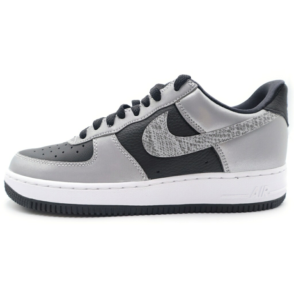 NIKE(ナイキ) 大いさ:26.5糎 AIR FORCE 1 LOW Silver Snake DJ6033-001 空軍1 置き目 シルバースネーク スニーカー 黒いこと/しろがね色 US8.5/26.5糎【新古品/中古】【座標軸S】【色合い黒いこと】【オンライン制限事項商いもの】