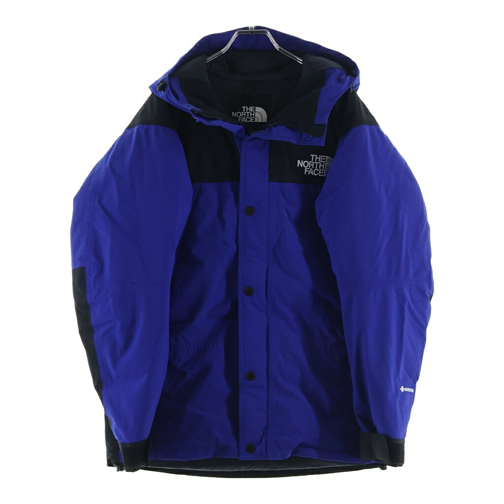 THE NORTH FACE(ザノースフェイス) 大きさ:M 22AW GORE-TEX MOUNTAIN DOWN JACKET ゴアテックス お山 ジップアップ 落ち込む上衣 青味/黒いこと ND92237【中古】【座標軸B】【色合い青味】【オンライン押さえる商いもの】