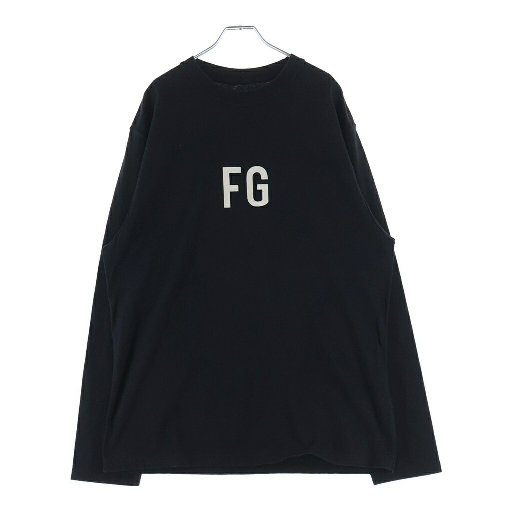 FEAR OF GOD(フィアオブゴッド) 大きさ:M L/S T-Shirt 長袖ティーシャツ 黒いこと FG20-007【中古】【度合いA】【色つや黒いこと】【取りまわしバス発着場原宿】