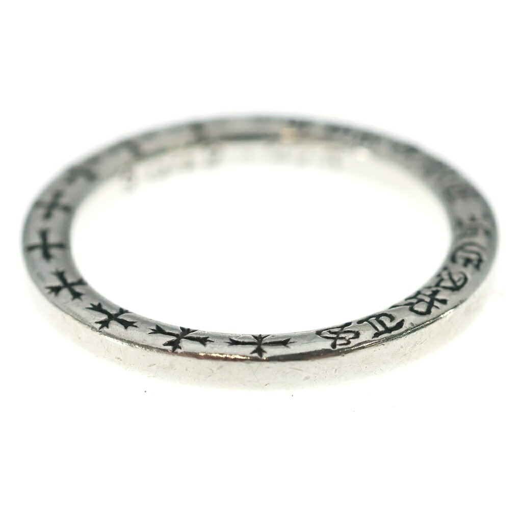 CHROME HEARTS(クロムハーツ) 大きさ:18号 NTFL 輪っか しろがね色 BCA344【中古】【度合いB】【色つやしろがね色】【取りまわしバス発着場BRING梅田茶屋町店】