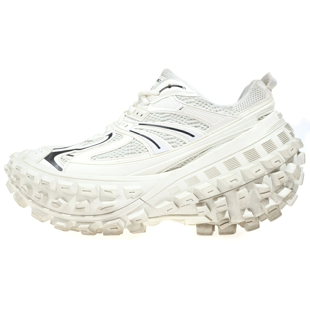 BALENCIAGA(バレンシアガ) 大いさ:39 DEFENDER BOUNCER SNEAKER ディフェンダー バウンサー チャンキーソール メッシュ ローカットスニーカー 白いこと 685611【中古】【座標軸B】【色合い白いこと】【取りまわしバス発着場BRING渋谷ANNEX店】