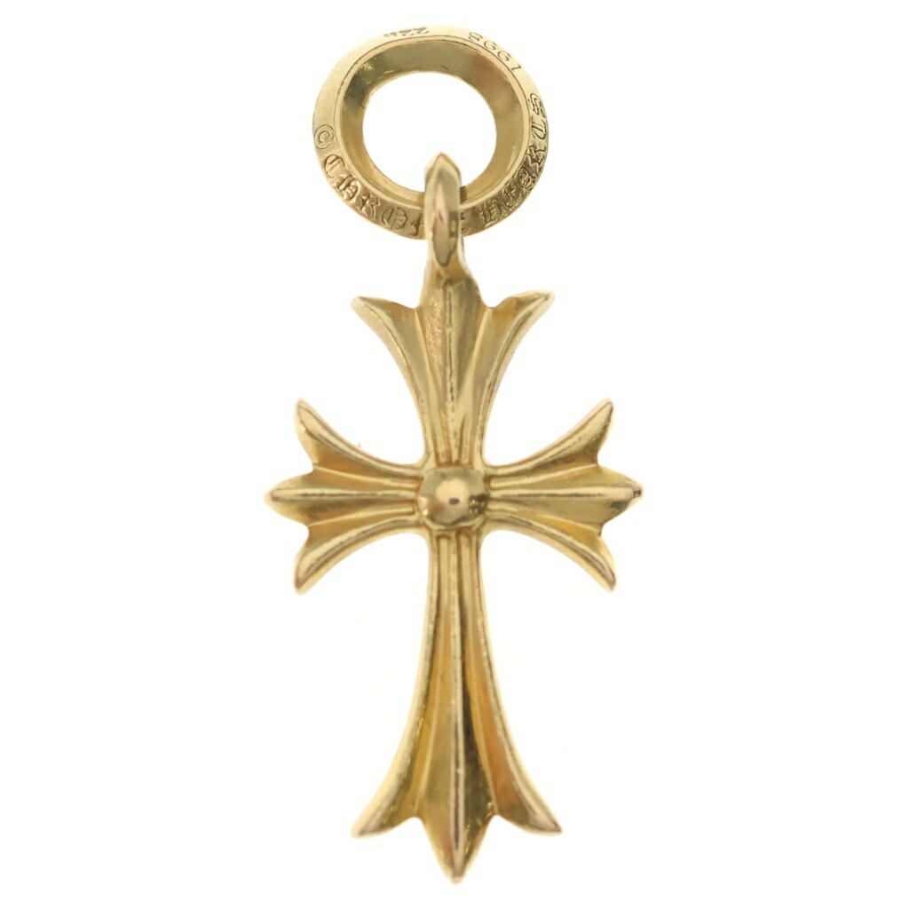CHROME HEARTS(クロムハーツ) 22K TINY CH CROSS タイニーCHクロス ペンダントトップ ゴールド BCA051【中古】【程度A】【カラーゴールド】【取扱店舗OneStyle原宿店】｜ブランド買取・販売　BRING