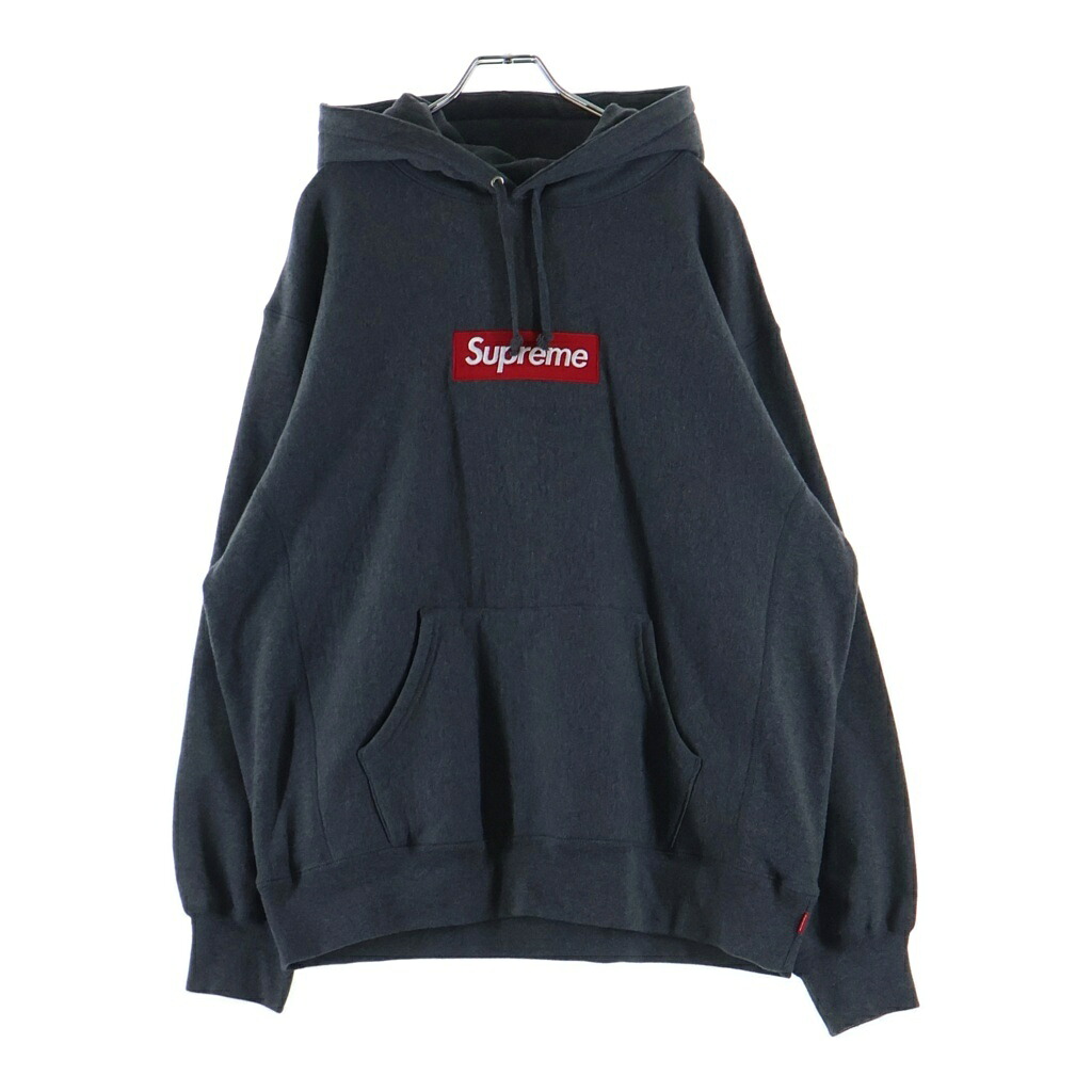 SUPREME(シュプリーム) サイズ:L 21AW Box Logo Hooded Sweatshirt ボックスロゴ プルオーバーパーカー フーディー ダークグレー【中古】【程度B】【カラーグレー】【取扱店舗BRING仙台店】|ブランド買取・販売 BRING