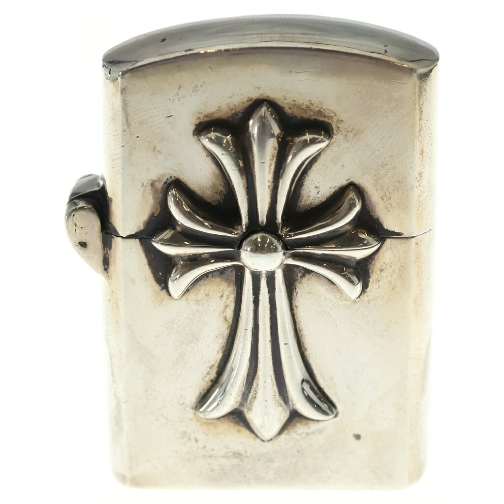 CHROME HEARTS(クロムハーツ) ZIPPO LIGHTERZ-V7 ラスベガス制限事項 V7スモールCHはりつけ台 ラッキーセブン ジッポ ともし火 しろがね色【中古】【座標軸B】【色合いしろがね色】【取りまわしバス発着場BRING梅田茶屋町店】