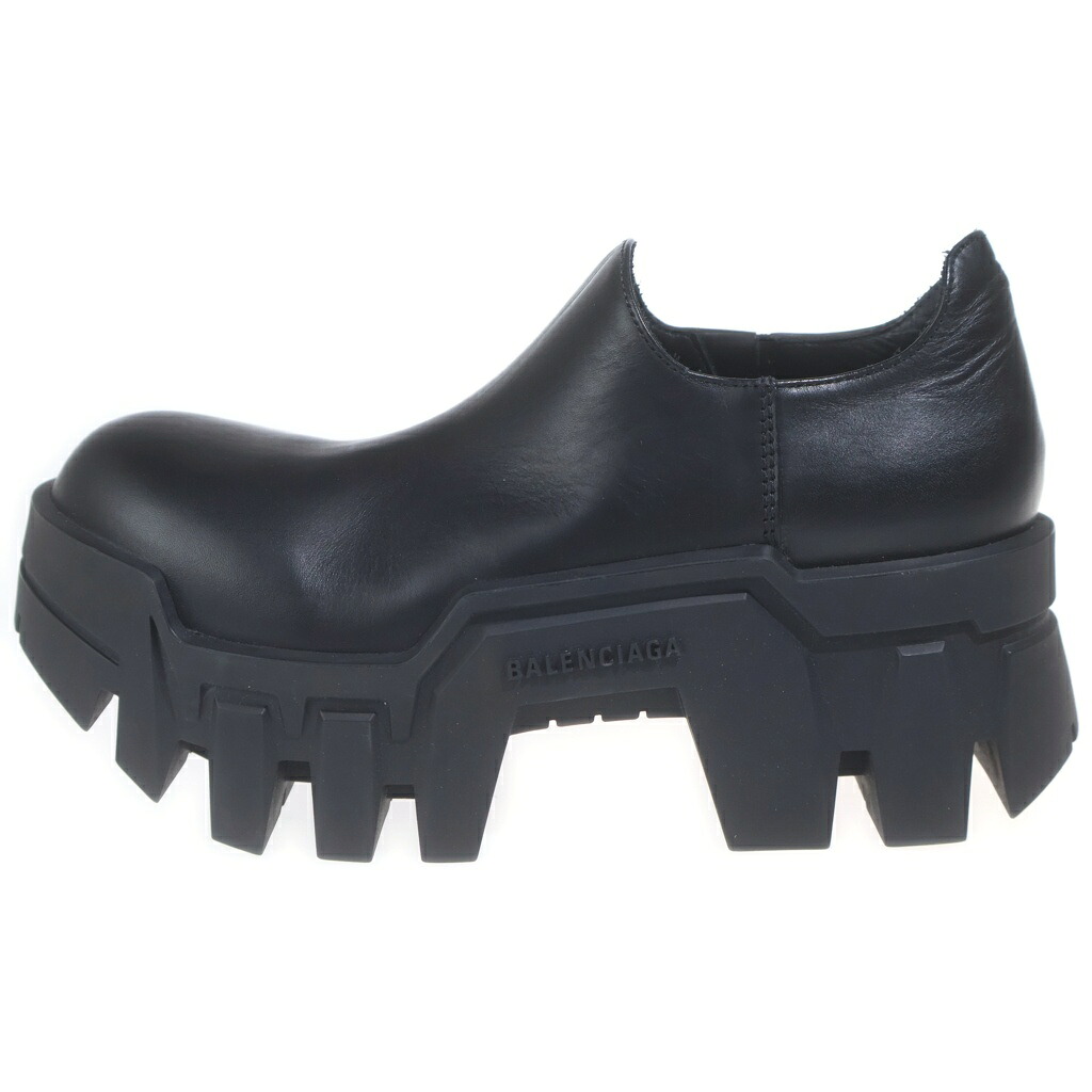 BALENCIAGA(バレンシアガ) 大きさ:37 BULLDOZER LOW SHOES 671553 ブルドーザ ローカットシューズ 黒いこと【中古】【座標軸A】【色合い黒いこと】【取りまわしバス発着場原宿】