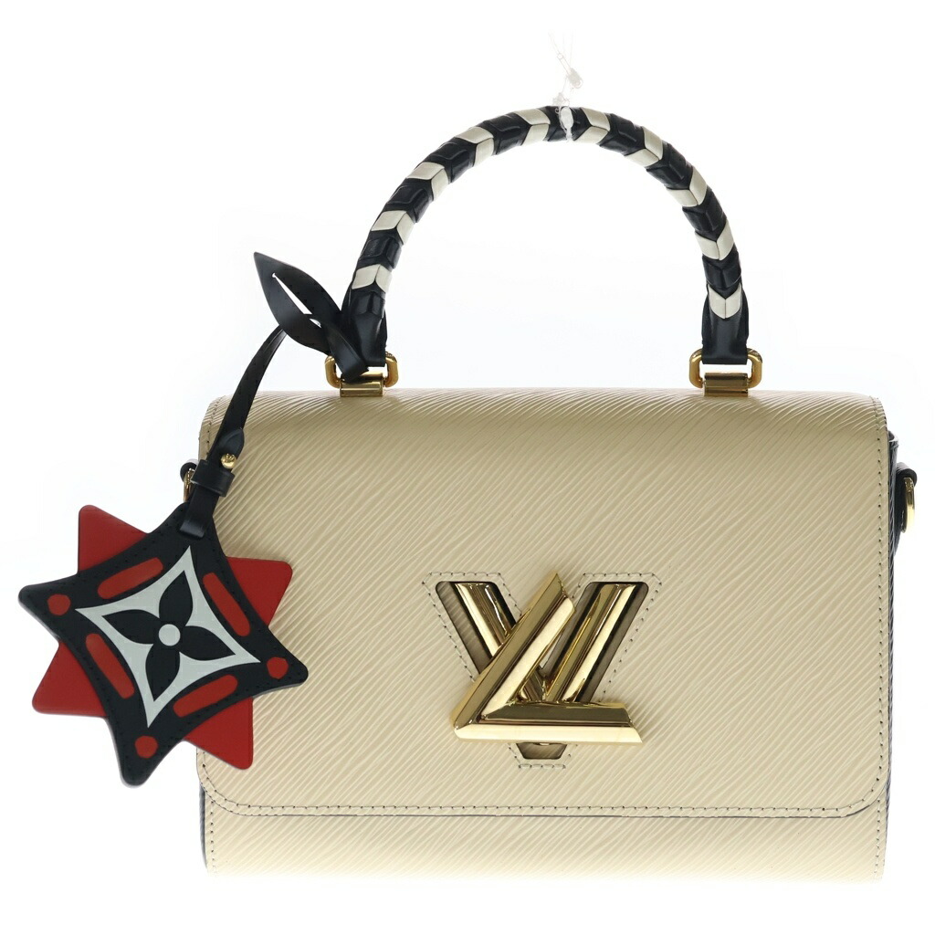 LOUIS VUITTON(ルイヴィトン) エピ クラフティ 捻じれ MM 2WAYハンドバック ショルダーバッグ 象牙色 皮膚軟化剤 なめし革 ゴールド金具【中古】【座標軸B】【色合いベージュ】【取りまわしバス発着場BRING京都河原町店】