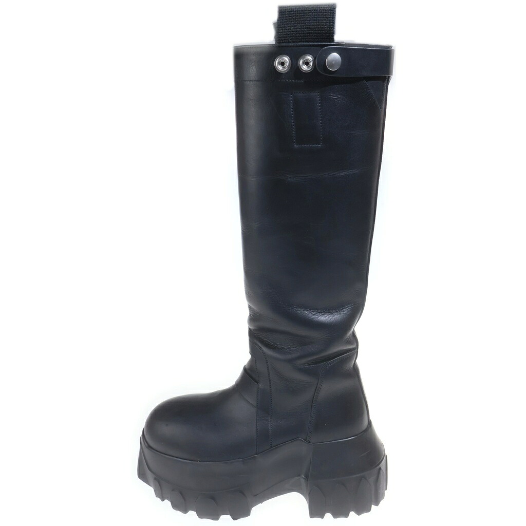 Rick Owens(リックオウエンス) サイズ:37 Pull on Mega Tractor プルオン メガトラクター ロングブーツ 37【中古】【程度B】【カラーブラック】【取扱店舗新宿】｜ブランド買取・販売　BRING