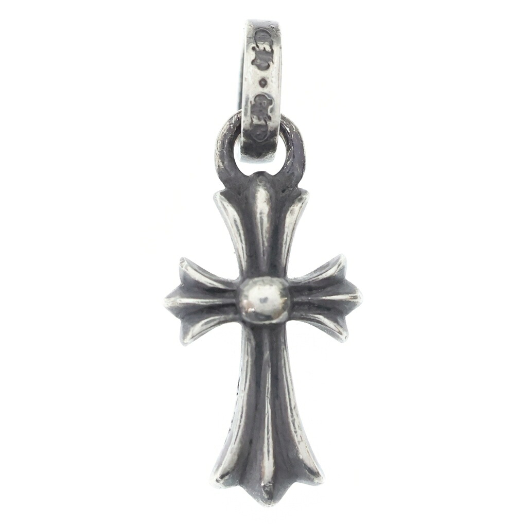 CHROME HEARTS(クロムハーツ) CRS BBYFAT ベイビーファットクロス シャンデリヤいの一番 しろがね色 BCA237【中古】【座標軸B】【色合いしろがね色】【取りまわしバス発着場BRING亜米利加村店】
