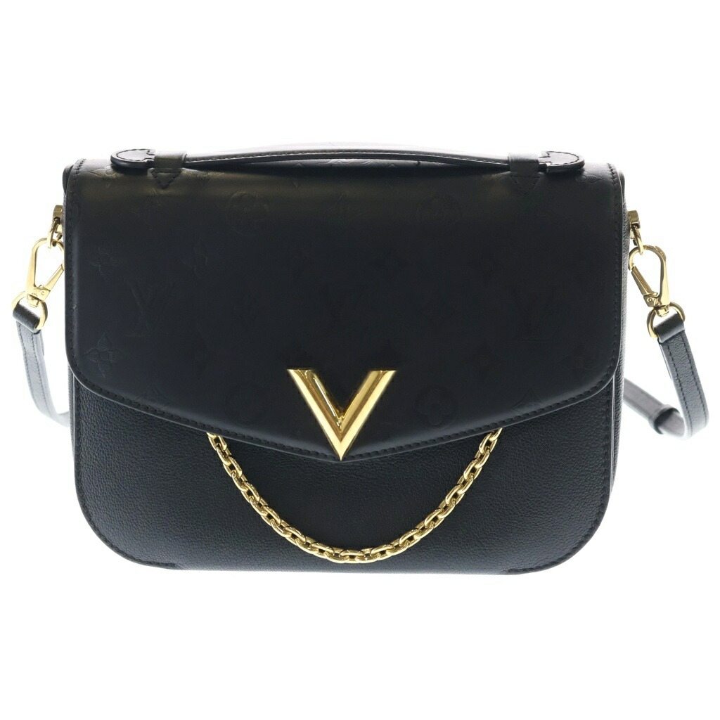 LOUIS VUITTON(ルイヴィトン) モノグラム ヴェリー 伝達人 2WAY ハンドバック ショルダーバッグ M53382 黒いこと【中古】【座標軸B】【色合い黒いこと】【取りまわしバス発着場BRING：RED新宿東口店】
