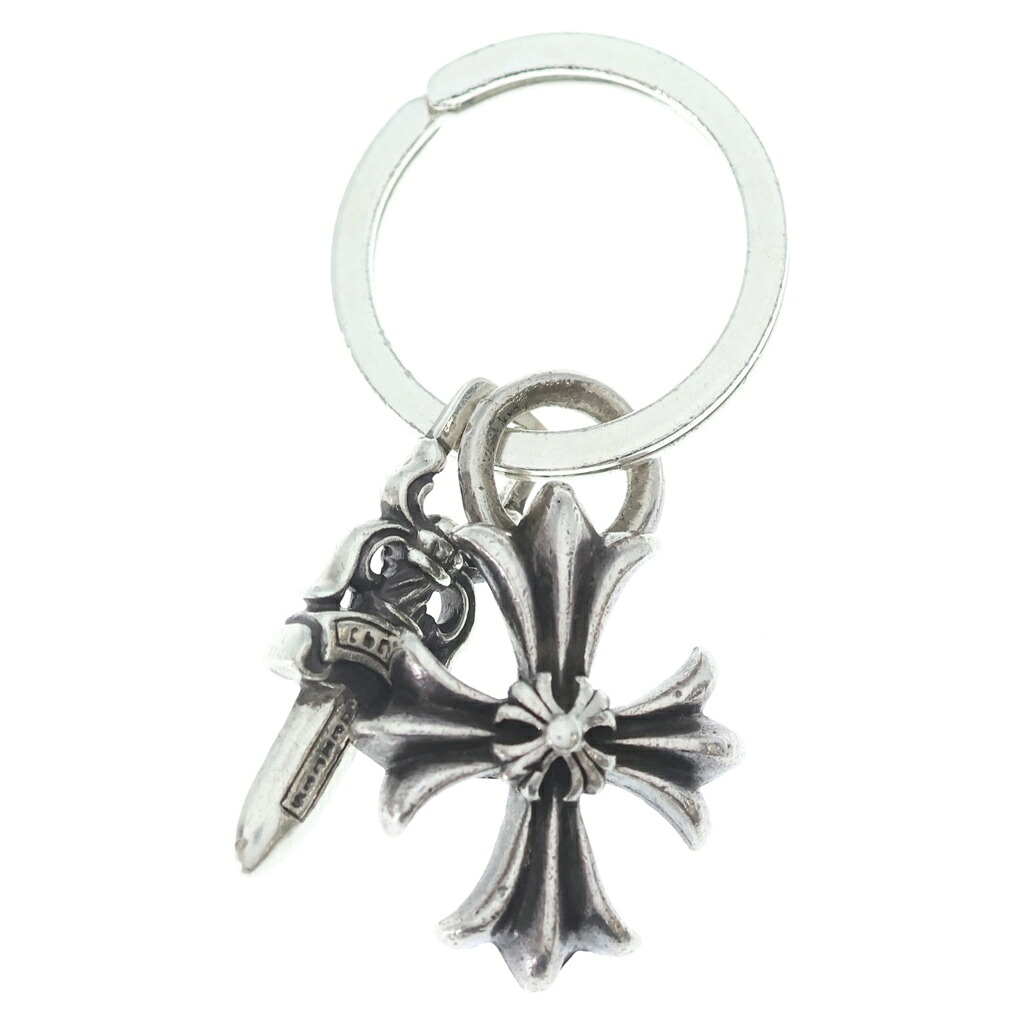 CHROME HEARTS(クロムハーツ) CH PLUS&No5 DGGR CHプラス#5ダガーキーリング シルバーキーリング【中古】【程度B】【カラーシルバー】【取扱店舗OneStyle新宿店】｜ブランド買取・販売　BRING 115,530円