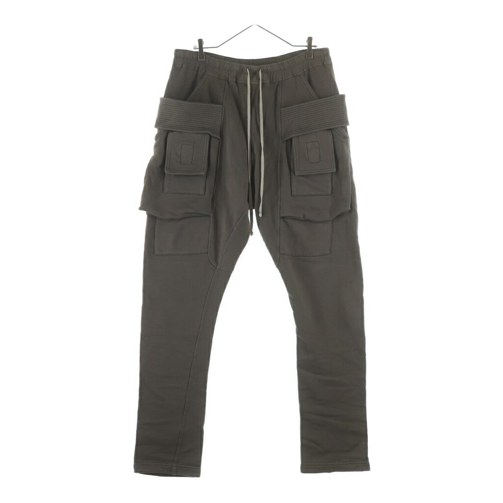 Rick Owens(リックオウエンス) 大いさ:S CREATCH CARGO DRAWSTRING クリーチカーゴドローストリング イージーパンツ 赤銅色 DU02B4376【中古】【座標軸B】【色合い赤銅色】【取りまわしバス発着場BRING WASTE_NOT】