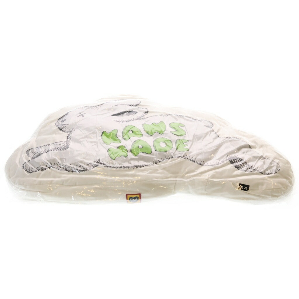 HUMAN MADE(ヒューマンお手伝いさん) ×KAWS2Cushon カウズ 座布団 家兎 白いこと【新古品/中古】【度合いS】【色つや白いこと】【取りまわしバス発着場BRING THRIFT CLOSET あべの店】