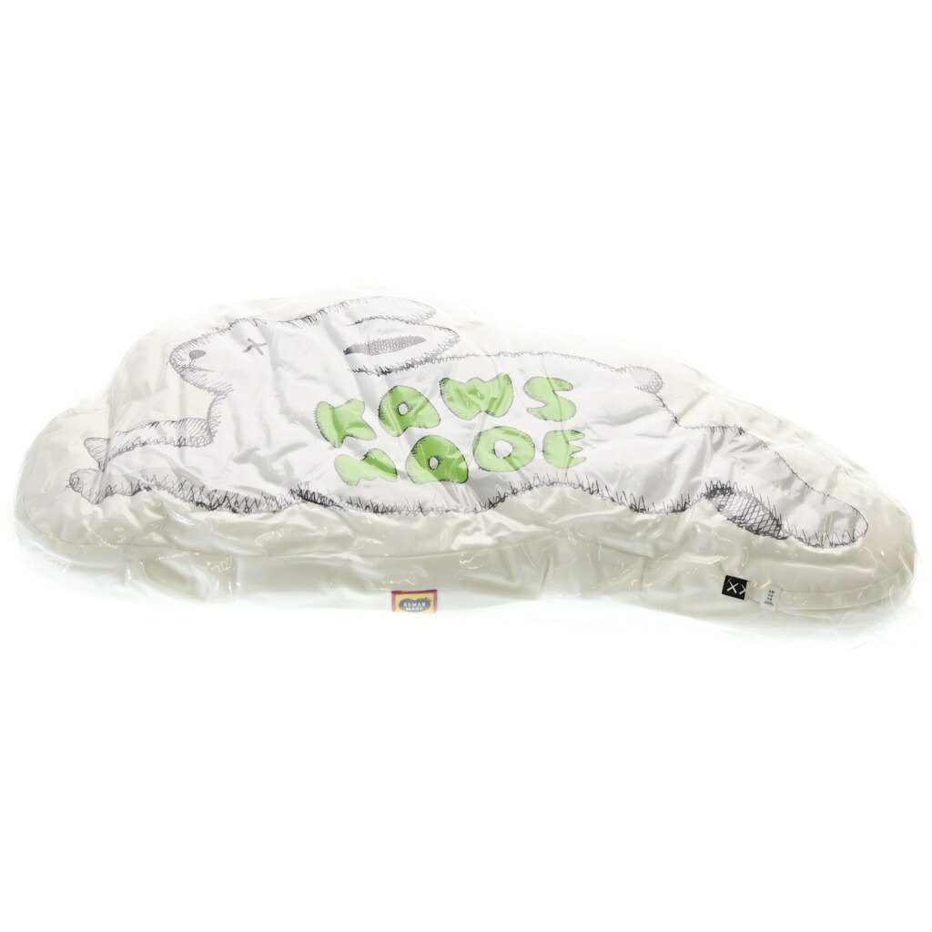 HUMAN MADE(ヒューマンお手伝いさん) ×KAWS2Cushon カウズ 座布団 家兎 白いこと【新古品/中古】【度合いS】【色つや白いこと】【取りまわしバス発着場BRING THRIFT CLOSET 幕張店】
