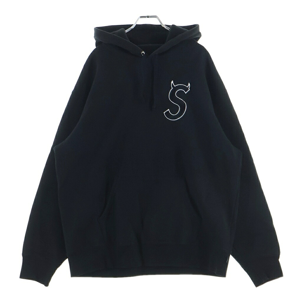SUPREME(シュプリーム) サイズ:L 22AW Devil S Logo Hooded Sweatshirt デビル S ロゴ プルオーバースウェットパーカー ブラック【中古】【程度B】【カラーブラック】【取扱店舗BRING大宮店】|ブランド買取・販売 BRING