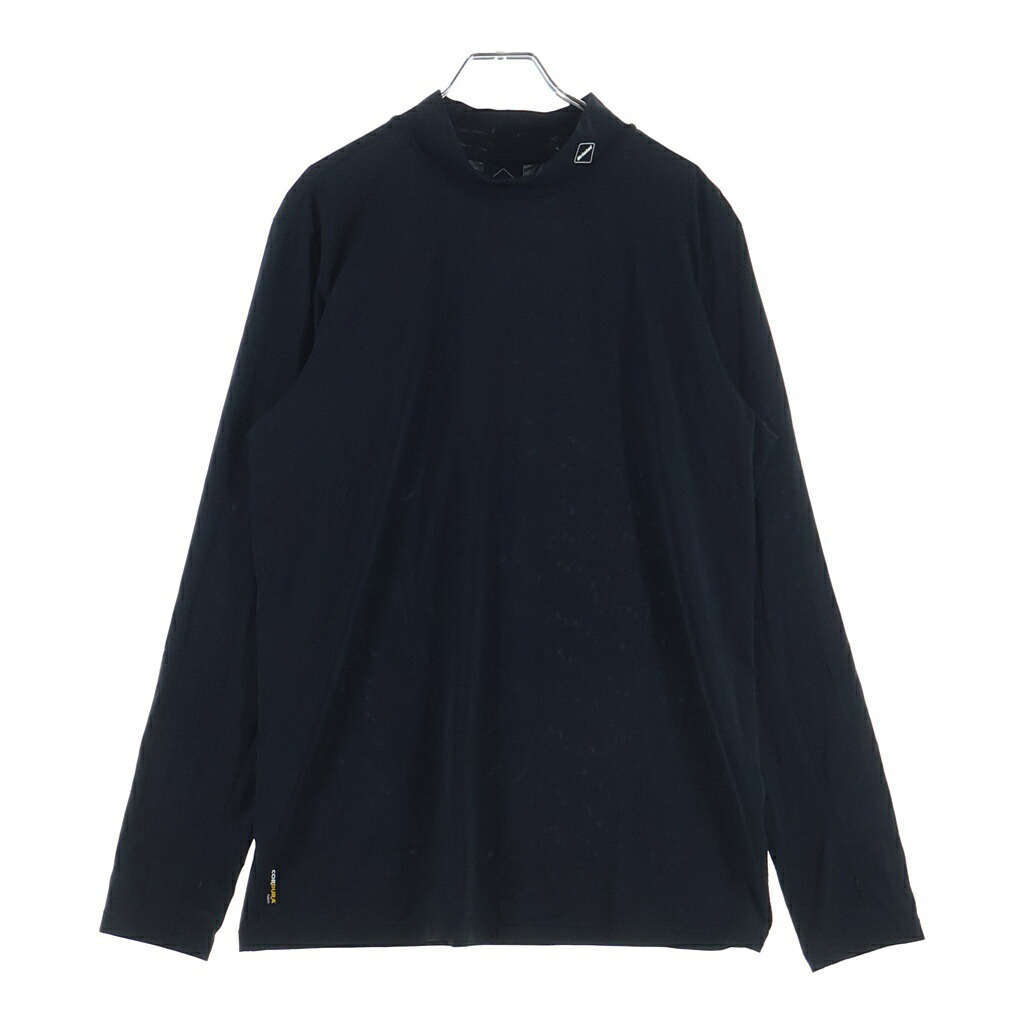 F.C.R.B.(エフシーアールビー) 大きさ:L 23SS COOL TOUCH L/S MOCKNECK TOP クールタッチ モックネック いの一番 手ロゴタイプ入り口・入口 長袖プルオーバー FCRB-230047【中古】【座標軸B】【色合い黒いこと】【取りまわしバス発着場BRING横浜ビブレ店】