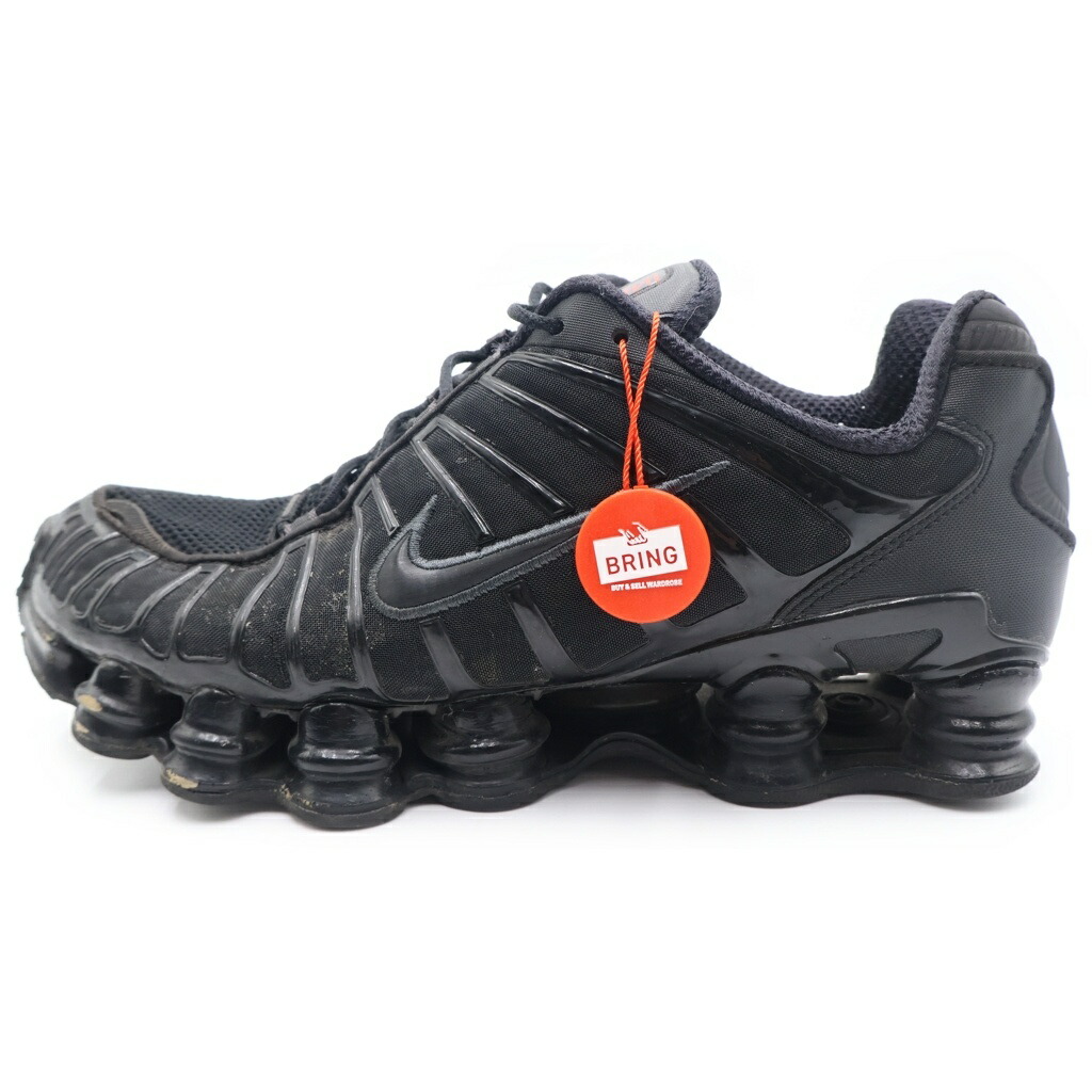 NIKE(ナイキ) 大きさ:28.0珊 WMNS SHOX TL ウィメンズ ショックス TL ローカットスニーカー シューズ 黒いこと US11/28.0珊 AR3566-002【中古】【度合いB】【色つや黒いこと】【取りまわしバス発着場渋谷】