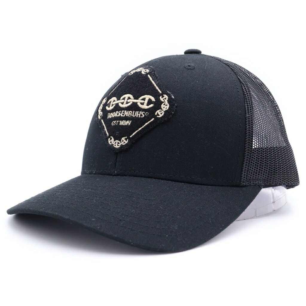 HOORSENBUHS(ホーセンブース) メッシュ トラッカーキャップ かぶり笠 黒いこと【中古】【座標軸B】【色合い黒いこと】【取りまわしバス発着場BRING THRIFT CLOSET あべの店】