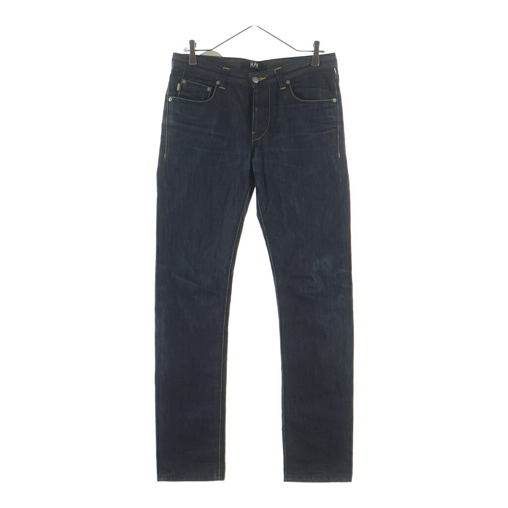 RAF BY RAF SIMONS(惜しみ無い バイ ラフシモンズ) 大きさ:30 Denim Pants ジーンズズボン下 スキニー デニム インディゴ PT3A-DT86【中古】【座標軸B】【色つや青み】【取りまわしバス発着場AWESOME原宿店】
