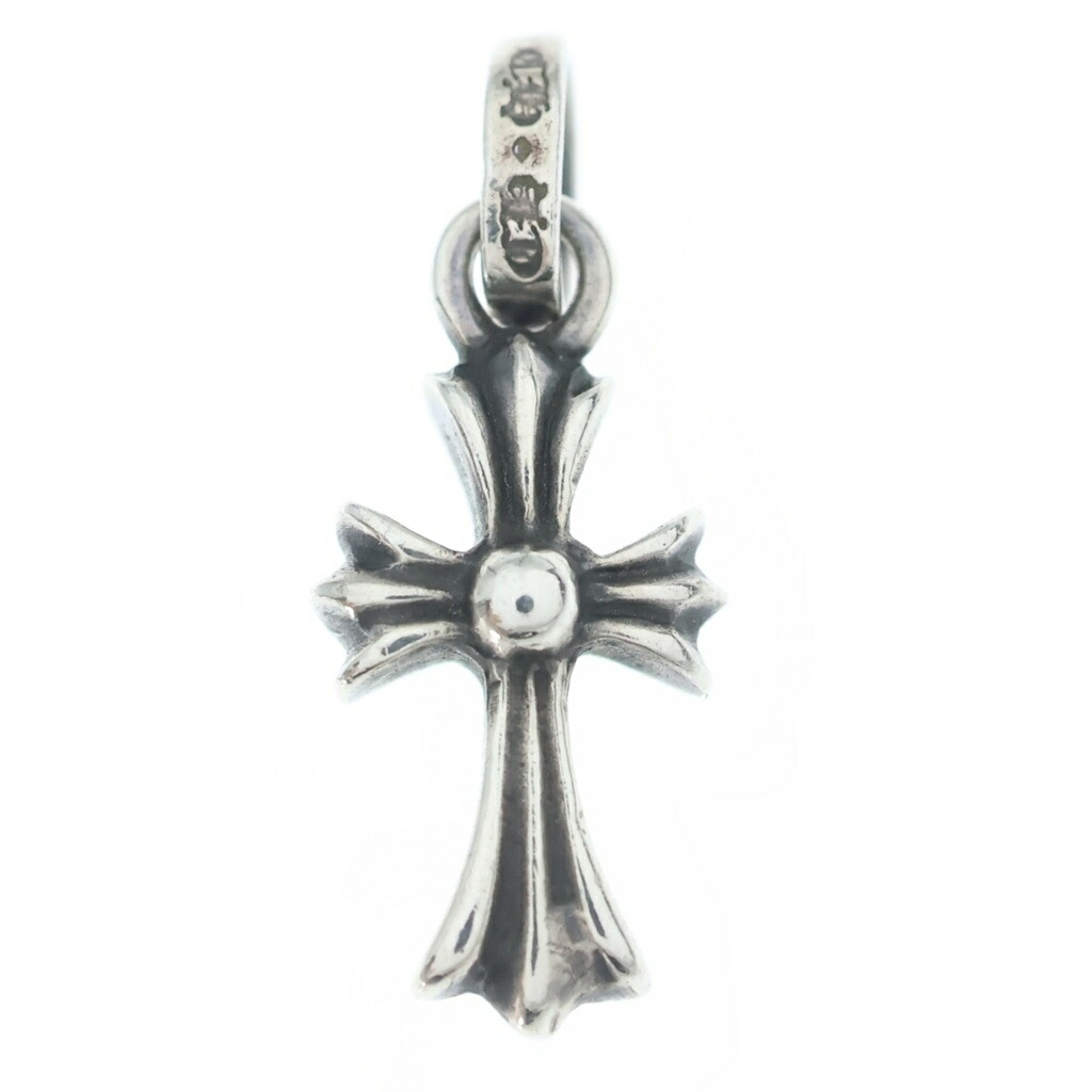 CHROME HEARTS(クロムハーツ) CRS BBYFAT ベイビーファットクロス シャンデリヤいの一番 しろがね色 BCA237【中古】【座標軸B】【色合いしろがね色】【取りまわしバス発着場BRING京都河原町店】