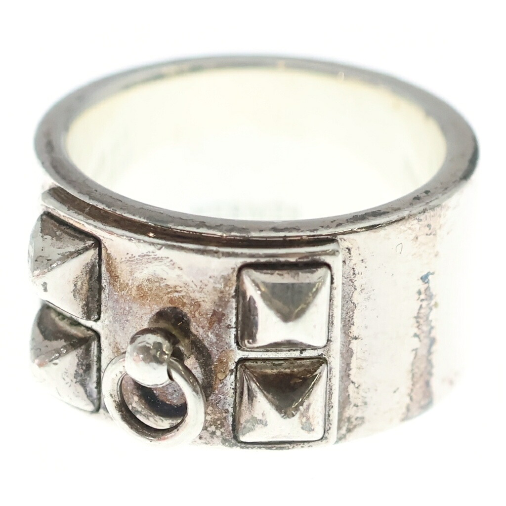 HERMES(エルメス) 大きさ:18号(18.98g) Collier de Chien ring コリエドシアン 輪っか しろがね色【中古】【座標軸B】【色合いしろがね色】【取りまわしバス発着場AWESOME高円寺店】