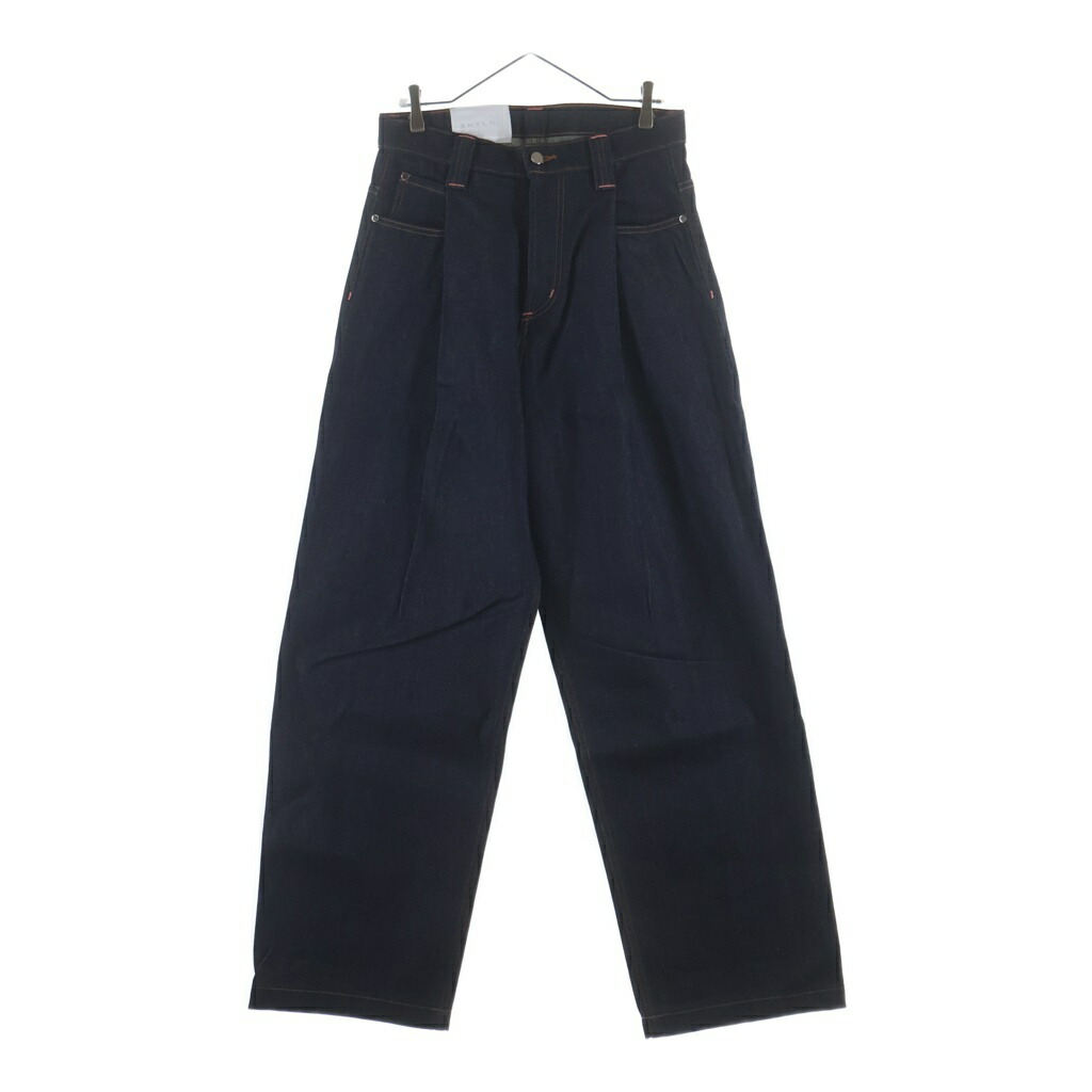 SKYLRK(スカイラーク) 大いさ:30 PLEATED DENIM JEAN ジーンズ ズボン下 インディゴ【新古品/中古】【座標軸S】【色合い青碧】【取りまわしバス発着場BRING仙台店】