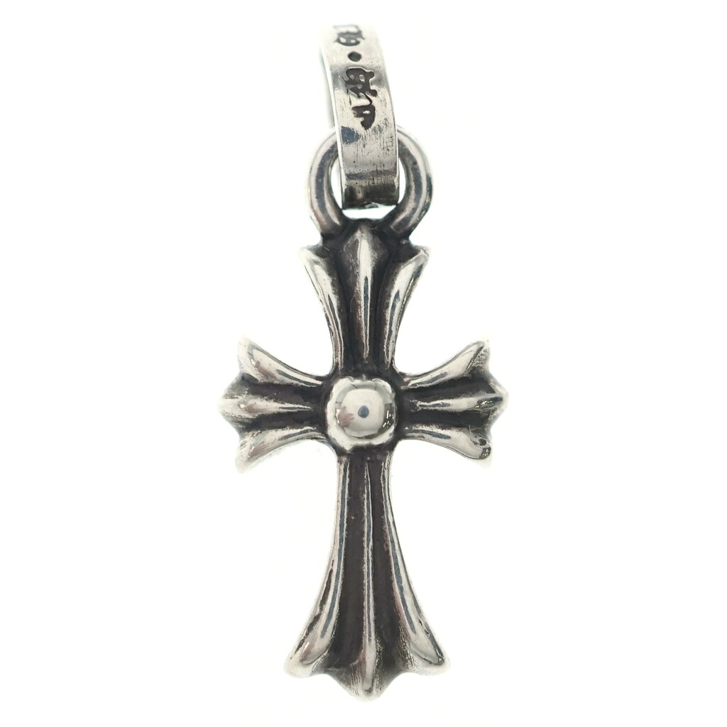 CHROME HEARTS(クロムハーツ) CRS BBYFAT ベイビーファットクロス シャンデリヤいの一番 しろがね色 BCA237【中古】【座標軸B】【色合いしろがね色】【取りまわしバス発着場BRING梅田茶屋町店】