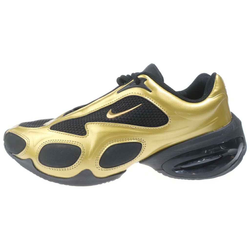 NIKE(ナイキ) 大きさ:26.5珊 WMNS Air Max Muse Metallic Gold ウィメンズ エア湖マックス ムーサ メタリックゴールド ローカットスニーカー 黒いこと/ゴールド US9.5/26.5珊 FV1920-701【中古】【度合いA】【色つや黒いこと】【取りまわしバス発着場BRING THRIFT CLOSET 幕張店】