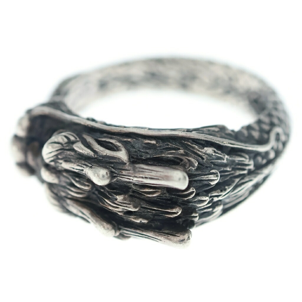 ZOCALO(ソカロ) 大いさ:L（実寸21号 ） OUROBOROS DRAGON RING ウロボロス・ドラゴン・リング しろがね色 ZRS0027-17【中古】【座標軸B】【色合いしろがね色】【取りまわしバス発着場BRING仙台店】