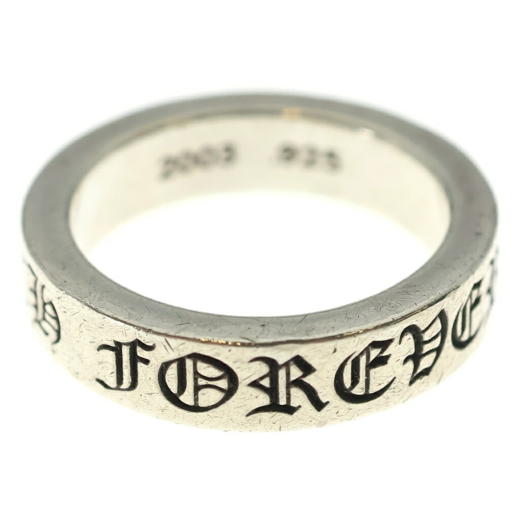 CHROME HEARTS(クロムハーツ) 大きさ:24.0号 6粍 SPACER FOREVER 6粍スペーサーリング フォーエバーシルバー BCA337【中古】【度合いB】【色つやしろがね色】【取りまわしバス発着場BRING WASTE_NOT】