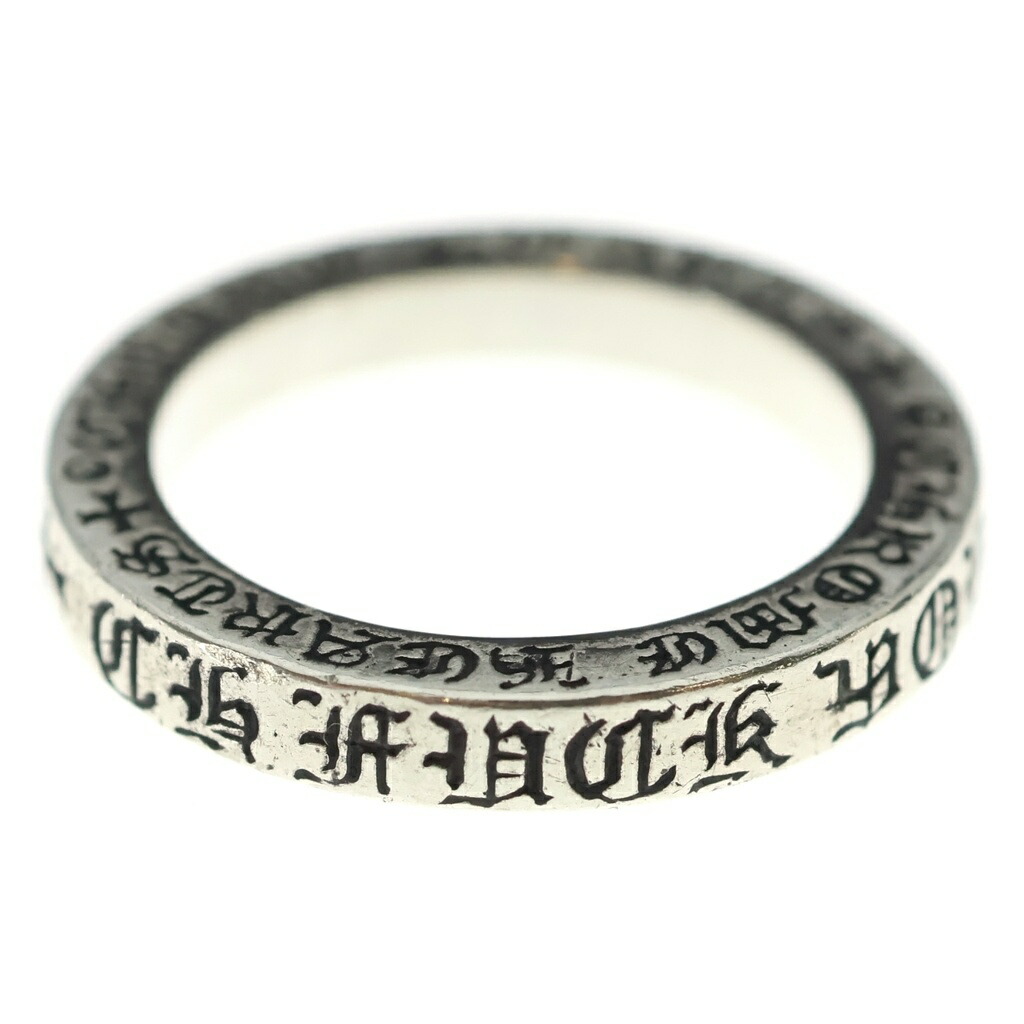 CHROME HEARTS(クロムハーツ) 大いさ:17.0号 3粍 SPACER FUCKYOU 3粍 スペーサー ファックユー 輪っか しろがね色BCA333【中古】【座標軸B】【色合いしろがね色】【取りまわしバス発着場渋谷】