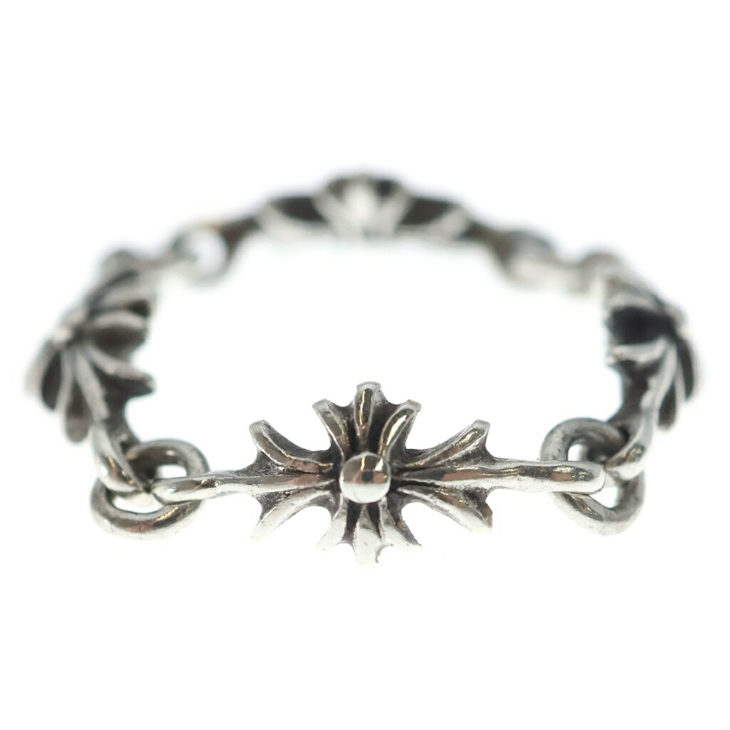 CHROME HEARTS(クロムハーツ) 大きさ:輪っかゲージ実寸13.0号 TNY E CH PLS タイニーECHつけ加える 輪っか しろがね色BCA419【中古】【度合いB】【色つやしろがね色】【取りまわしバス発着場BRING渋谷ANNEX店】