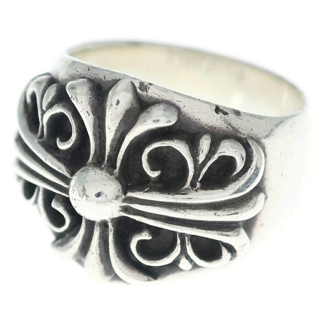 CHROME HEARTS(クロムハーツ) 大いさ:25.0号 KEEPER RING GK輪っか しろがね色 BCA348【中古】【座標軸B】【色合いしろがね色】【取りまわしバス発着場BRING梅田茶屋町店】