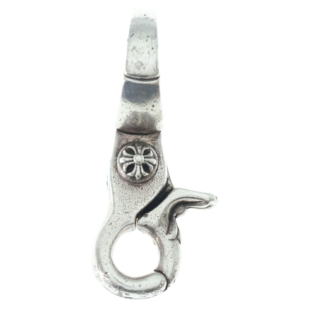 CHROME HEARTS(クロムハーツ) QUICK CLIP CROSS BALL クイックゼムクリップ クロスボール しろがね色 BCA078【中古】【座標軸B】【色合いしろがね色】【取りまわしバス発着場BRING仙台店】