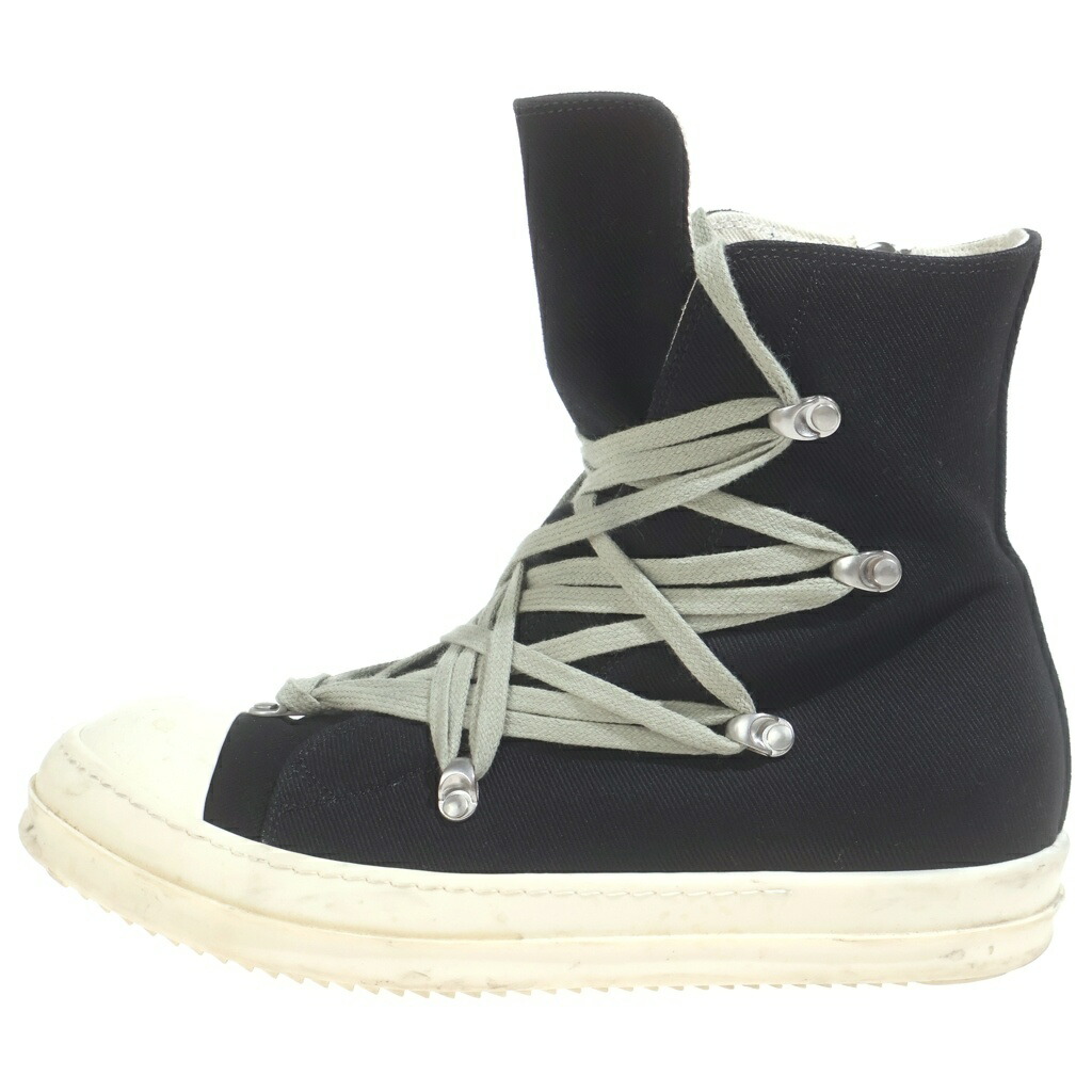 DRKSHDW(ダークシャドウ) 大きさ:43 MEGALACE SNEAKS DU02E7809 メガスピード競技 キャンバスハイカットスニーカー 黒いこと【中古】【座標軸B】【色合い黒いこと】【取りまわしバス発着場BRING亜米利加村店】
