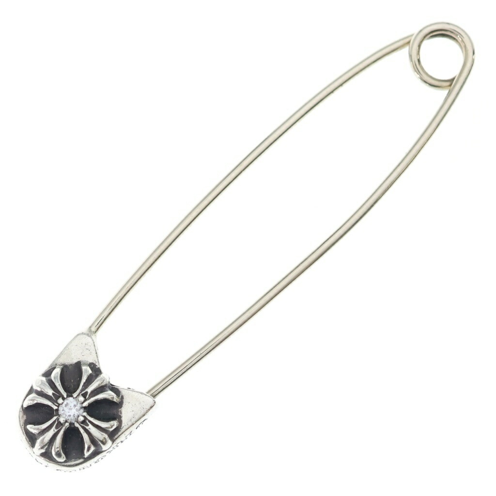CHROME HEARTS(クロムハーツ) SAFETYPIN LG 1DIA セーフティいの一番 ラージ 1金剛石 しろがね色 BCA309【中古】【座標軸B】【色合いしろがね色】【取りまわしバス発着場BRING心斎橋店】