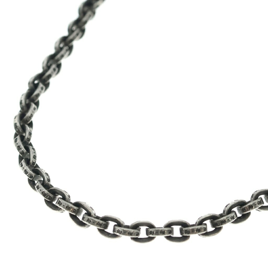 CHROME HEARTS(クロムハーツ) 大きさ:18.0inch PAPER CHAIN 18 ペーパーチェーンネックレス 18inch しろがね色 BCA086【中古】【座標軸B】【色合いしろがね色】【取りまわしバス発着場BRING梅田茶屋町店】
