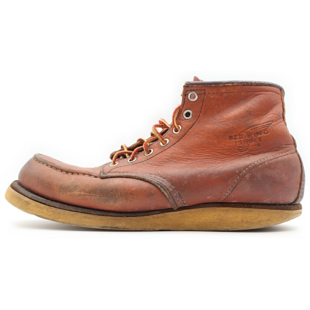 RED WING(赤いこと 舞台の袖) 大きさ:9 1/2 アイリッシュセッター 7大広間 細工物 遊撃手 なめし革ブーツ 赤銅色【中古】【座標軸B】【色合い赤銅色】【取りまわしバス発着場BRING THRIFT CLOSET 幕張店】