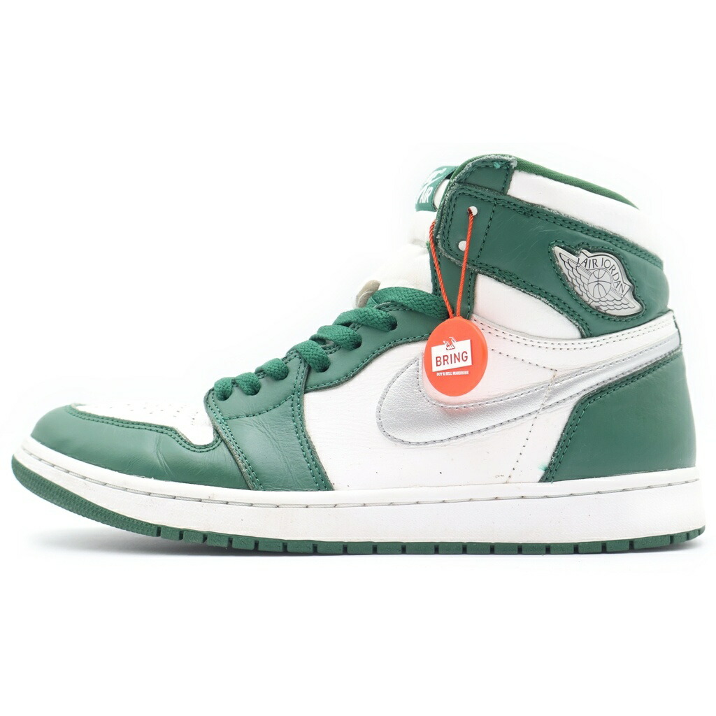 NIKE(ナイキ) 大きさ:US10.5/28.5珊 AIR JORDAN 1 HIGH RETRO OG GORGE GREEN DZ5485-303 エアジョーダン1 レトロ OG ゴージグリーン ハイカットスニーカー 緑であること/白いこと US10.5/28.5珊【中古】【度合いB】【色つや緑であること】【取りまわしバス発着場BRING仙台店】