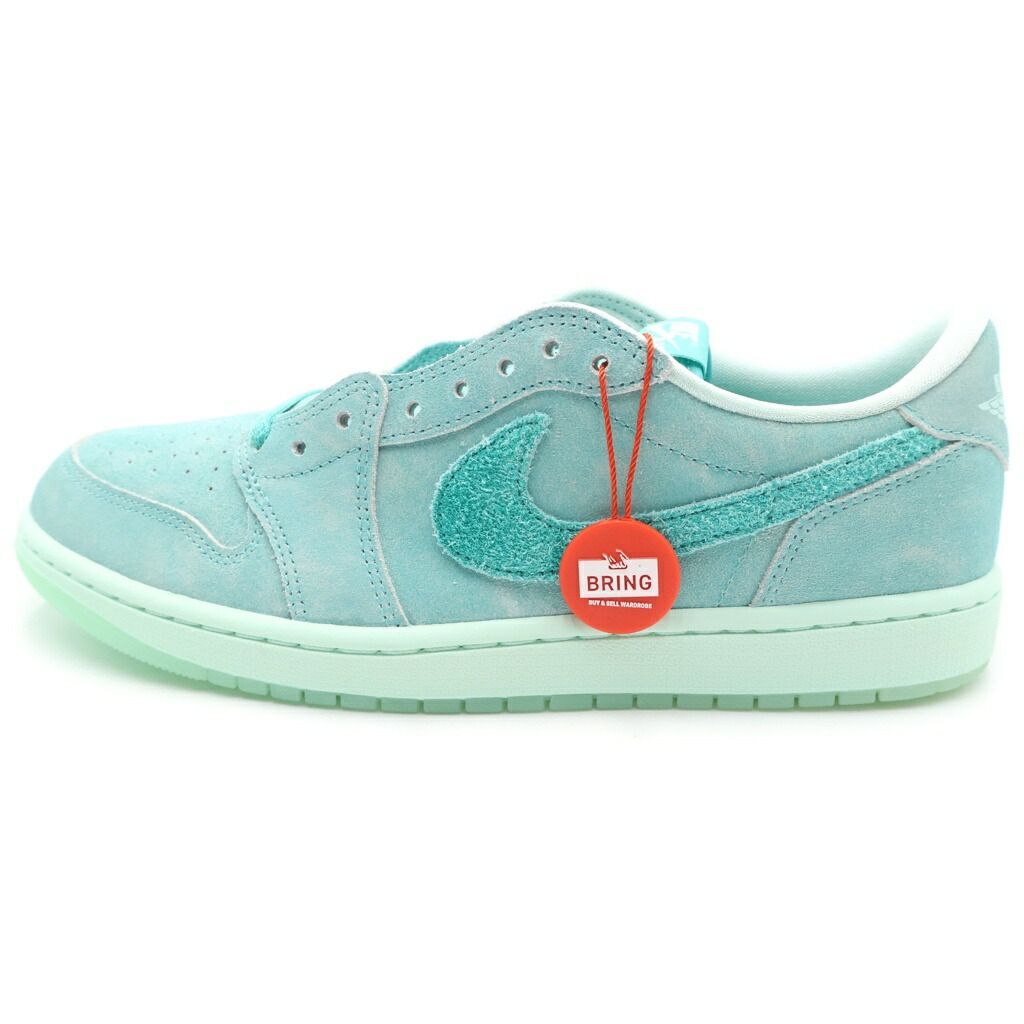 NIKE(ナイキ) 大きさ:29.0糎 WMNS AIR JORDAN 1 RETRO LOW OG WASHED TEAL HQ8111-300 ウィメンズ エアジョーダン1 ウォッシュドティール ローカットスニーカー US12/29糎 青色【新古品/中古】【座標軸S】【色合い青色】【取りまわしバス発着場BRING仙台店】