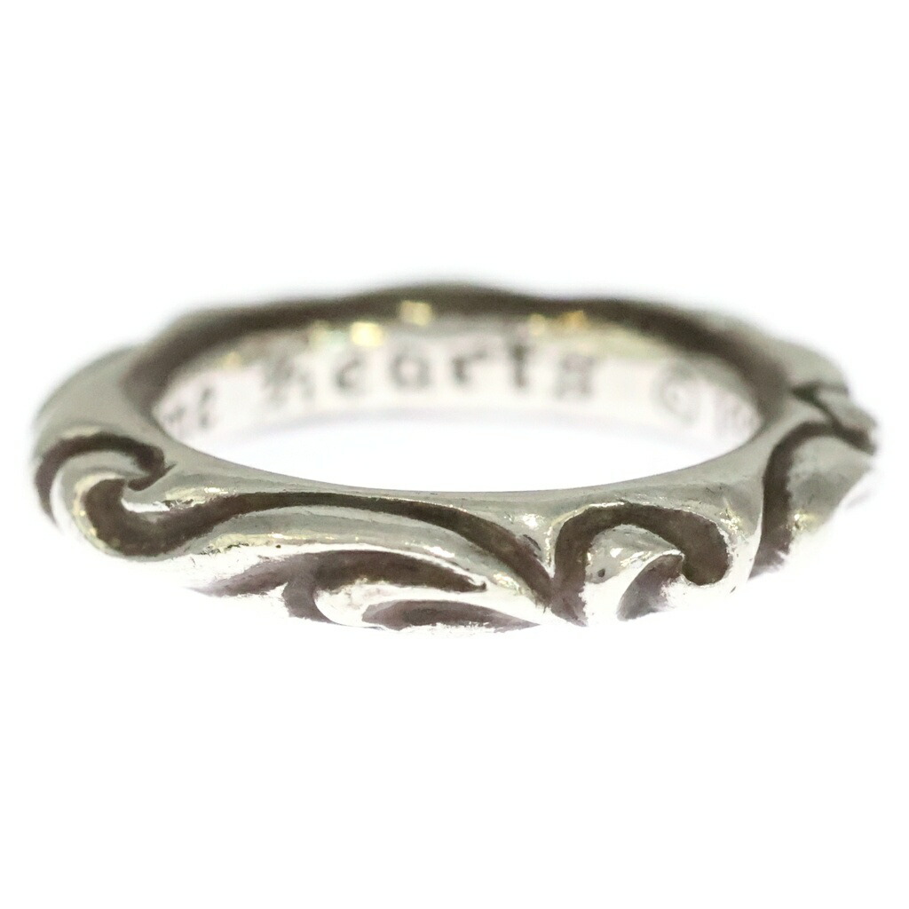 CHROME HEARTS(クロムハーツ) 大いさ:14.0号 SCRL BAND スクロール周波数帯域 輪っか しろがね色 BCA351【中古】【座標軸B】【色合いしろがね色】【取りまわしバス発着場OneStyle名古屋運動場店】