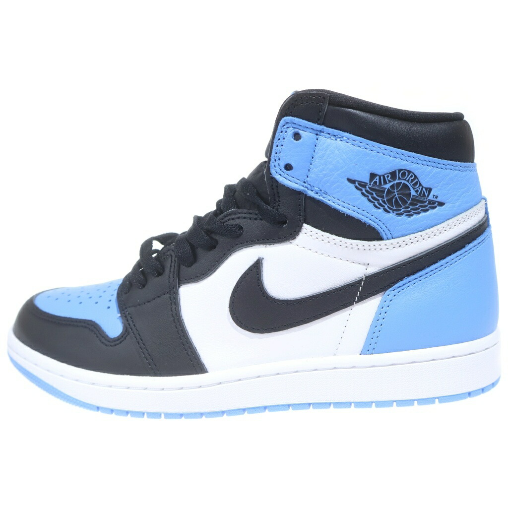 NIKE(ナイキ) 大いさ:27.5糎 AIR JORDAN 1 RETRO HI OG UNIVERSITY BLUE UNC TOE エアジョーダン ユーエヌシートゥ ハイカットスニーカー 青碧 US9.5/27.5糎 DZ5485-400【中古】【座標軸B】【色合い青碧】【オンライン制限事項商いもの】