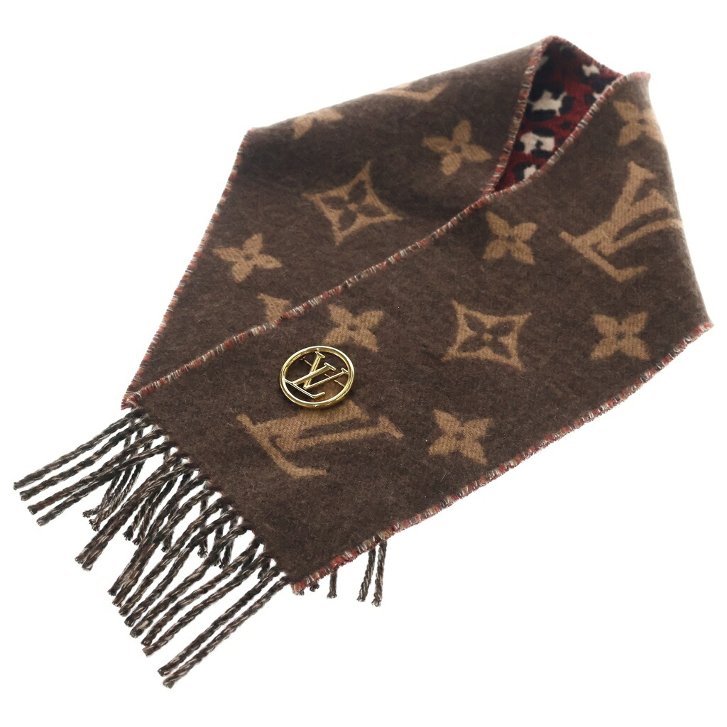 LOUIS VUITTON(ルイヴィトン) エシャルプ ミニ レイキャビック えり巻き 赤銅色 M76362【中古】【度合いB】【色つや赤銅色】【オンライン押さえる商いもの】
