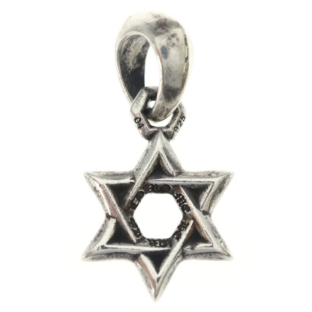 CHROME HEARTS(クロムハーツ) STAR OF DAVID PENDANT スターオブダビデ シャンデリヤいの一番 しろがね色 BCA318【中古】【座標軸B】【色合いしろがね色】【取りまわしバス発着場OneStyle新宿店】