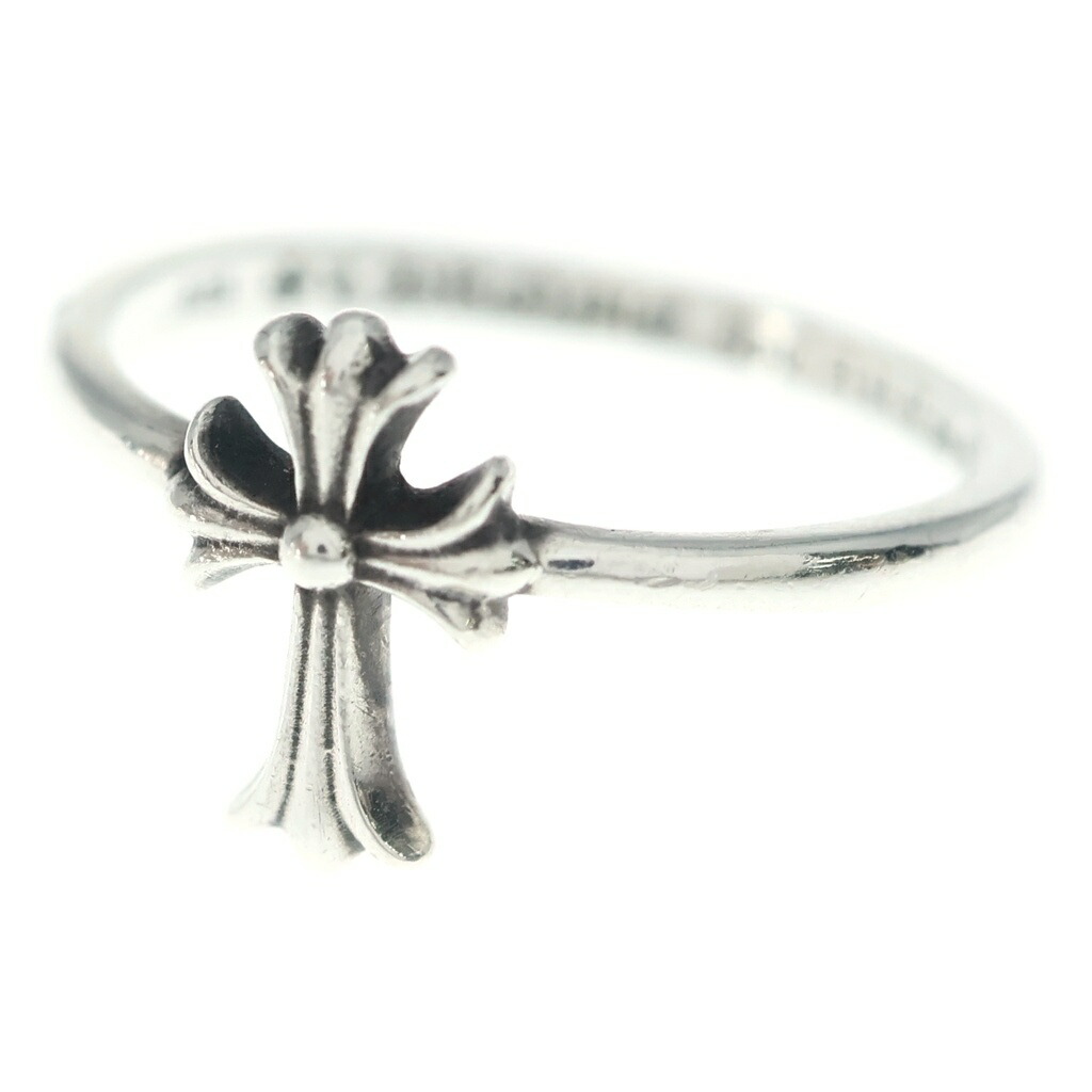 CHROME HEARTS(クロムハーツ) 大きさ:14.0号 BUBBLGM CH CRS 砂上の楼閣チュインガムCHはりつけ台 しろがね色輪っか【中古】【度合いB】【色つやしろがね色】【取りまわしバス発着場OneStyle名古屋運動場店】