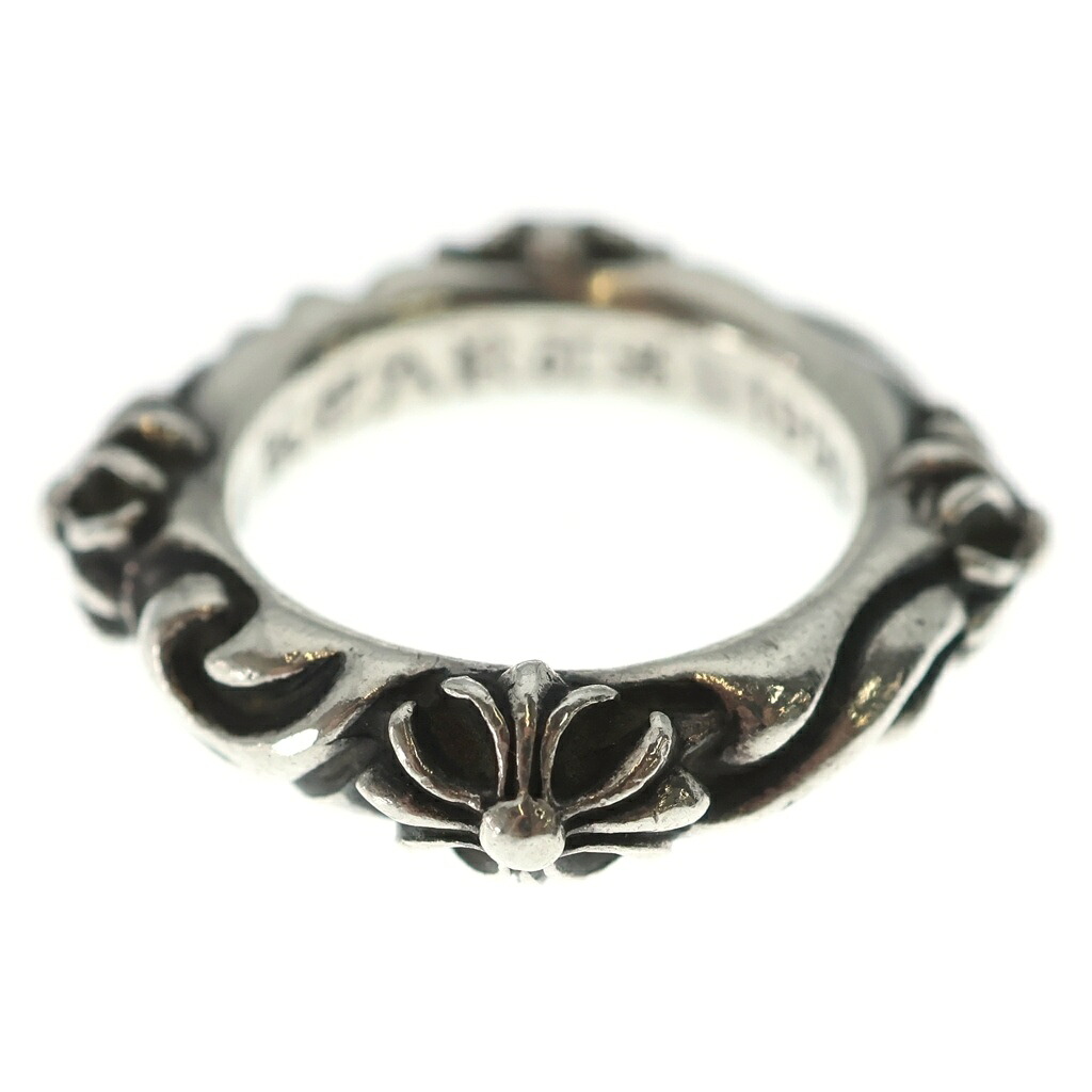 CHROME HEARTS(クロムハーツ) 大いさ:9号 SBT BAND SBT周波数帯域輪っか しろがね色 BCA345【中古】【座標軸B】【色合いしろがね色】【取りまわしバス発着場OneStyle名古屋運動場店】
